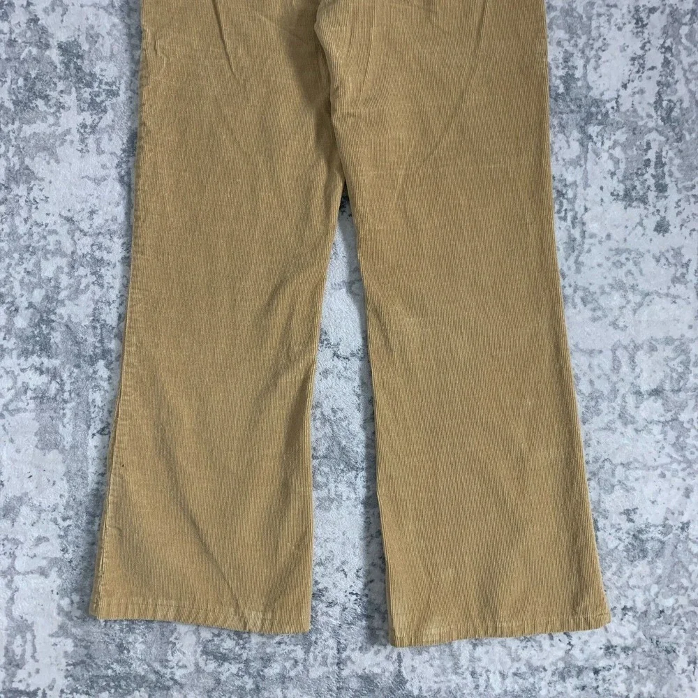Vintage Lee Pants 30x29 Union USA Brown Corduroy Bootcut Talon 70s 80s Tag 30L